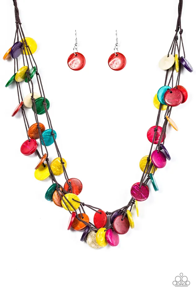 Paparazzi Jewelry Necklaces Paparazzi Necklace Caribbean Catch Multi
