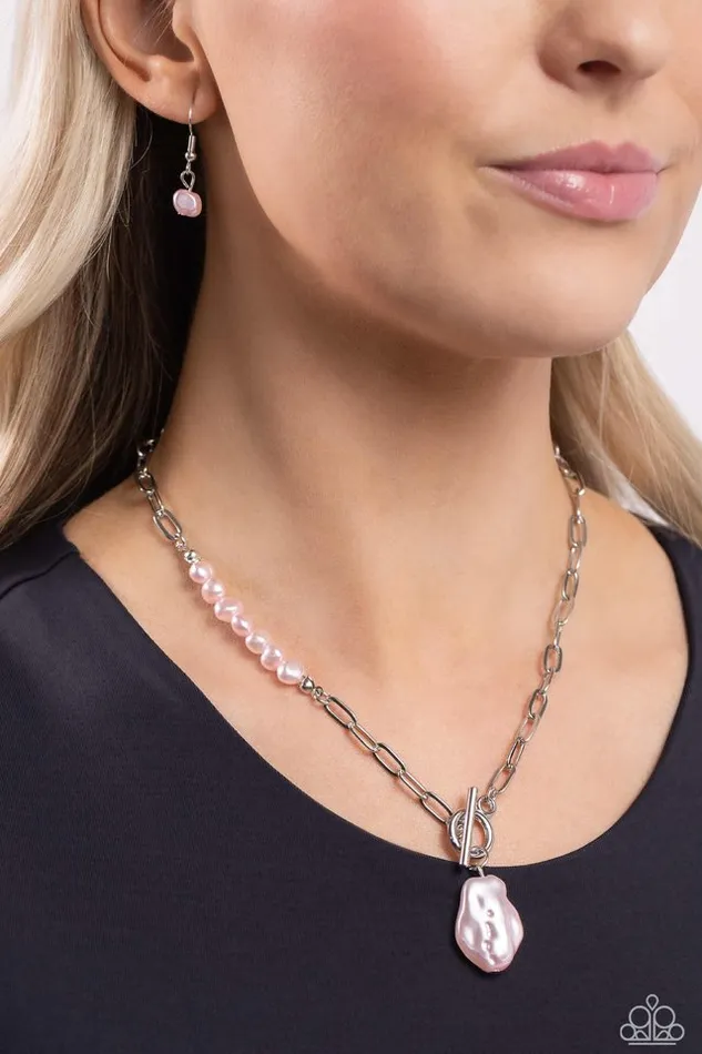 Paparazzi Jewelry Necklaces Paparazzi Necklace Courting Cosmopolitan Pink