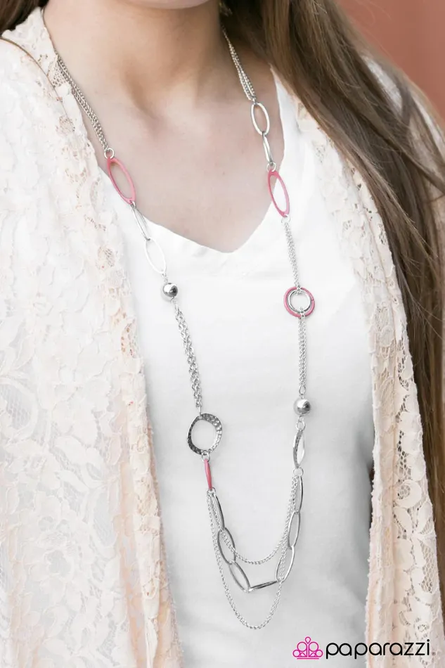 Paparazzi Jewelry Necklaces Paparazzi Necklace DISC Factor Pink