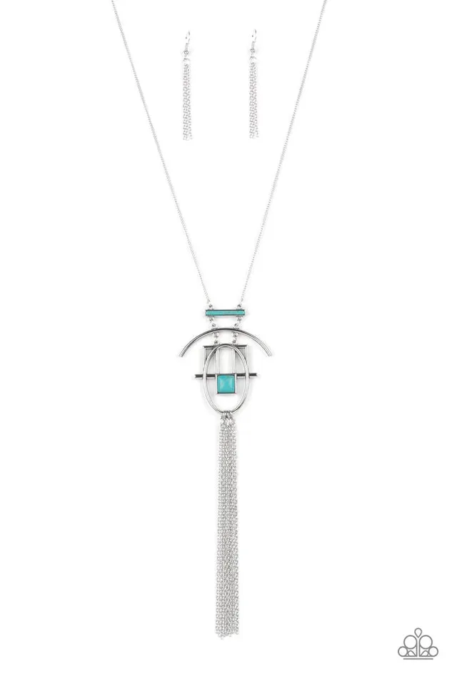 Paparazzi Jewelry Necklaces Paparazzi Necklace Eco Echoes Blue Paparazzi Jewelry Necklaces Paparazzi Necklace Eco Echoes Blue