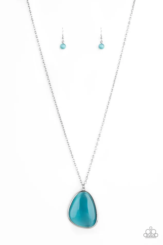Paparazzi Jewelry Necklaces Paparazzi Necklace Ethereal Experience Blue Paparazzi Jewelry Necklaces Paparazzi Necklace Ethereal Experience Blue