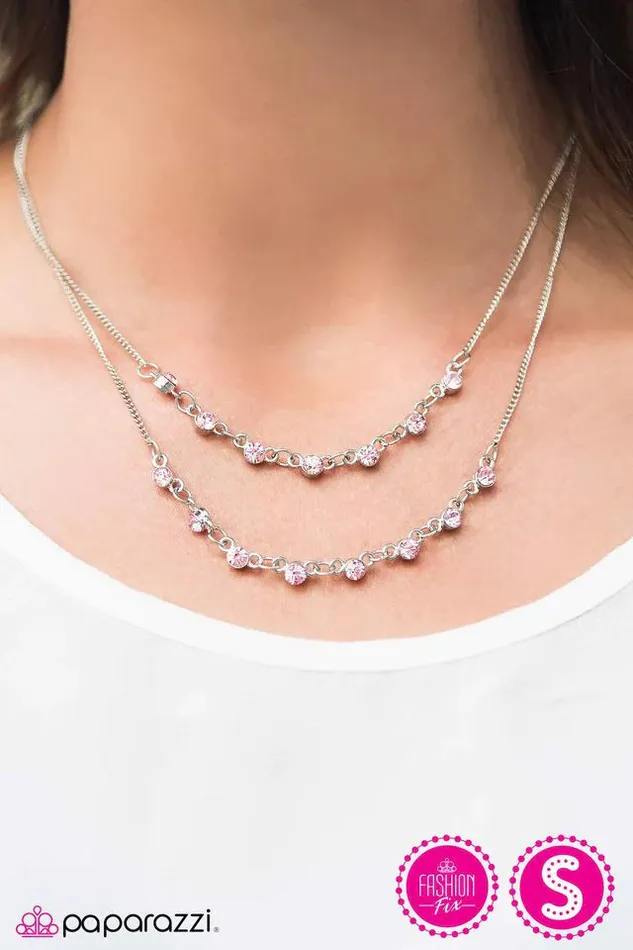 Paparazzi Jewelry Necklaces Paparazzi Necklace FIERCEST Of Them All Pink