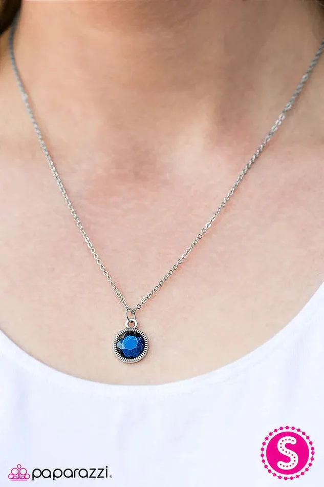 Paparazzi Jewelry Necklaces Paparazzi Necklace Final Masterpiece Blue