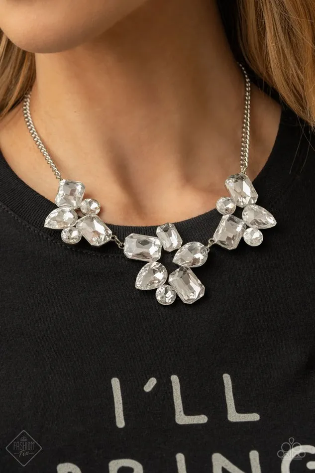 Paparazzi Jewelry Necklaces Paparazzi Necklace Galactic Goddess White