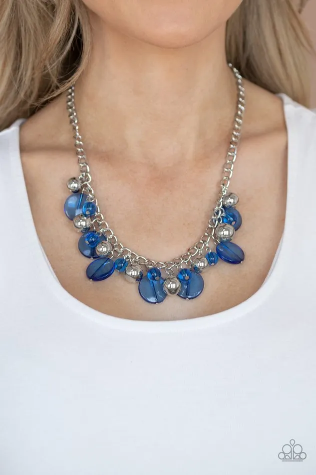 Paparazzi Jewelry Necklaces Paparazzi Necklace Gossip Glam Blue