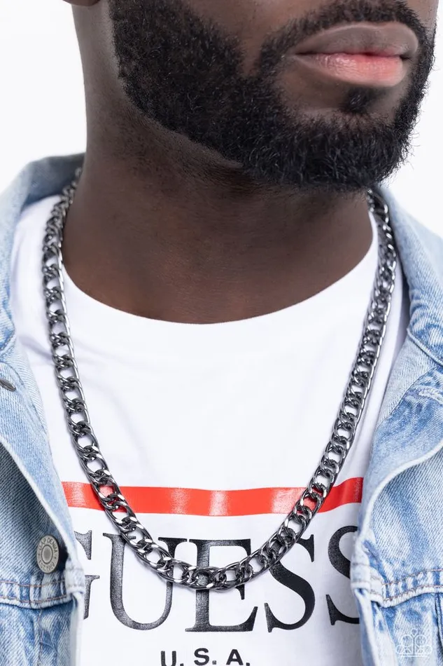 Paparazzi Jewelry Necklaces Paparazzi Necklace Ground Game Black