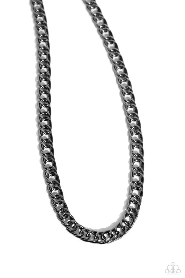 Paparazzi Jewelry Necklaces Paparazzi Necklace Ground Game Black Paparazzi Jewelry Necklaces Paparazzi Necklace Ground Game Black