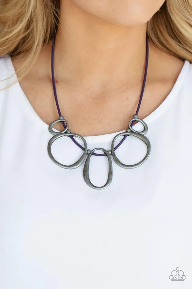 Paparazzi Jewelry Necklaces Paparazzi Necklace Historical Hipster Purple