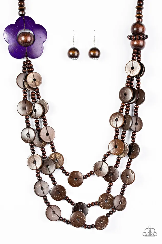 Paparazzi Jewelry Necklaces Paparazzi Necklace Honolulu Hula Purple