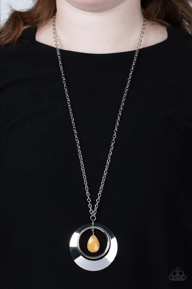 Paparazzi Jewelry Necklaces Paparazzi Necklace Inner Tranquility Yellow