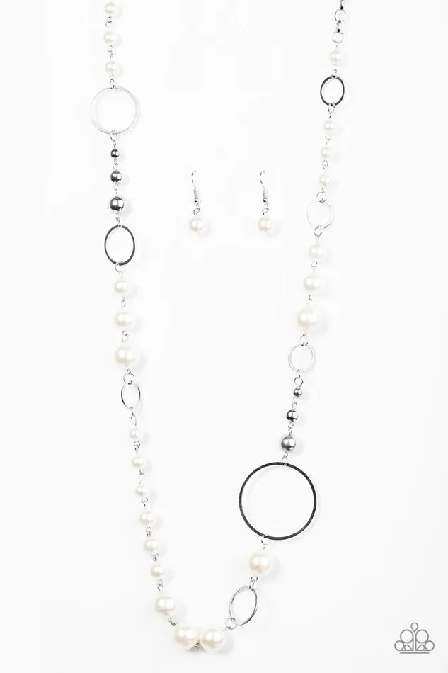 Paparazzi Jewelry Necklaces Paparazzi Necklace Lady Etiquette White