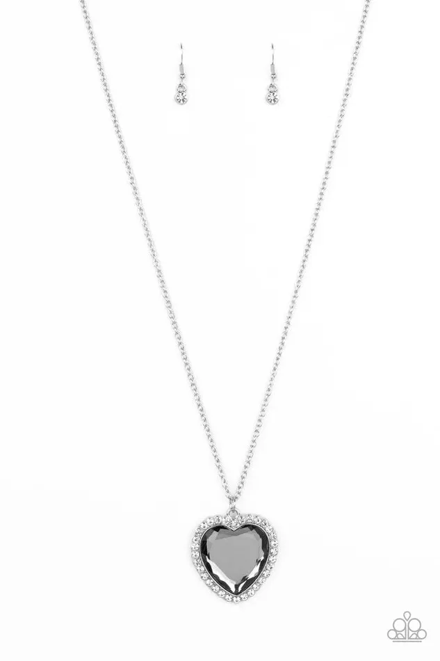 Paparazzi Jewelry Necklaces Paparazzi Necklace Prismatically Twitterpated Silver Paparazzi Jewelry Necklaces Paparazzi Necklace Prismatically Twitterpated Silver