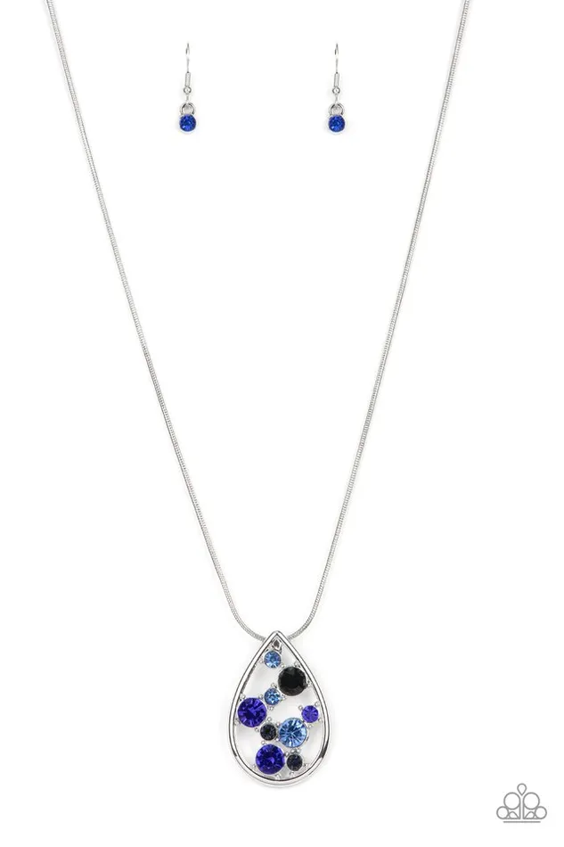 Paparazzi Jewelry Necklaces Paparazzi Necklace Seasonal Sophistication Blue Paparazzi Jewelry Necklaces Paparazzi Necklace Seasonal Sophistication Blue