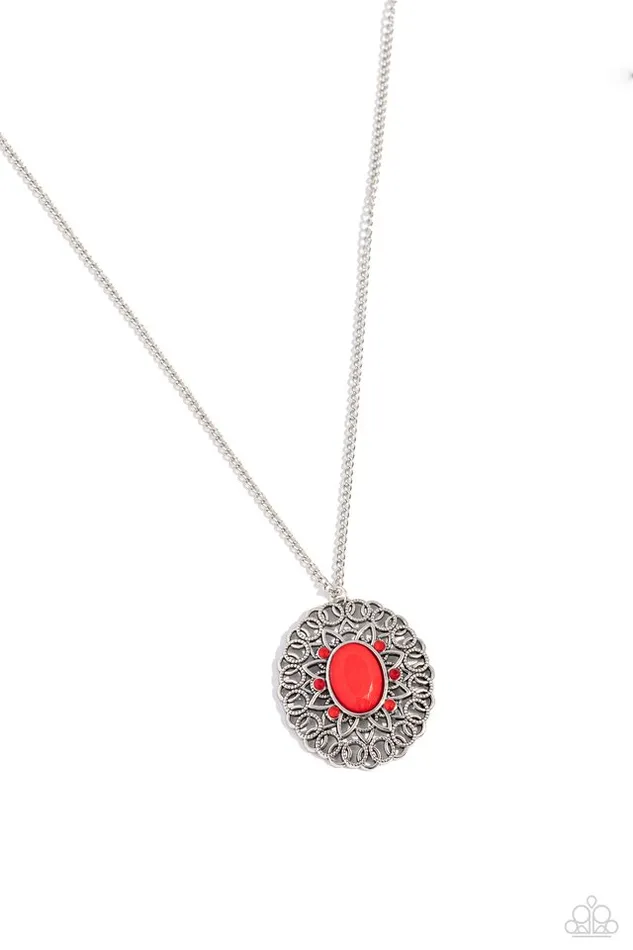 Paparazzi Jewelry Necklaces Paparazzi Necklace Solar Stunner Red Paparazzi Jewelry Necklaces Paparazzi Necklace Solar Stunner Red