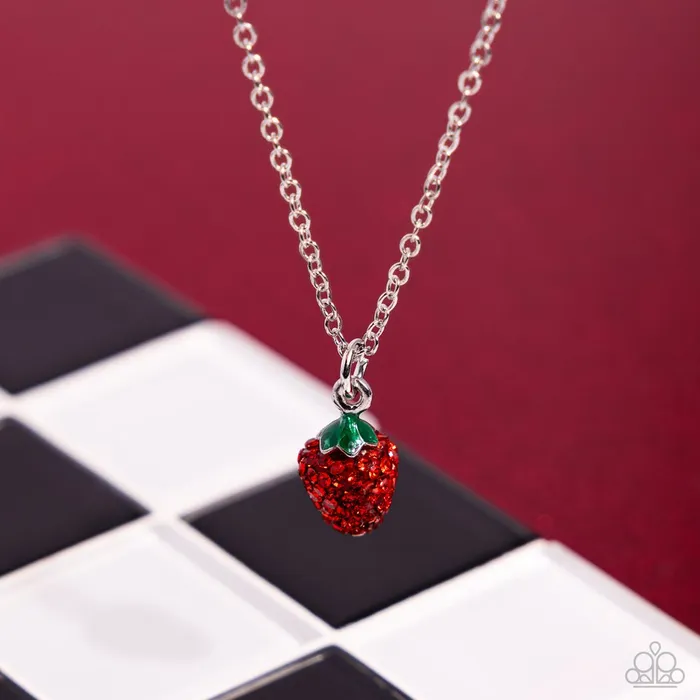 Paparazzi Jewelry Necklaces Paparazzi Necklace Strawberry Style Red Paparazzi Jewelry Necklaces Paparazzi Necklace Strawberry Style Red