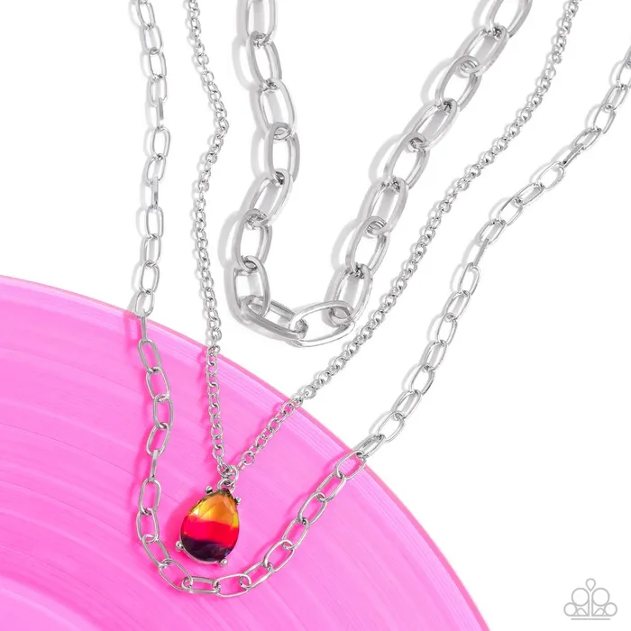 Paparazzi Jewelry Necklaces Paparazzi Necklace Teardrop Tiers Multi Paparazzi Jewelry Necklaces Paparazzi Necklace Teardrop Tiers Multi
