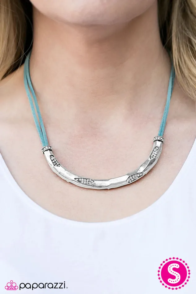Paparazzi Jewelry Necklaces Paparazzi Necklace The GLITTER Rush Blue