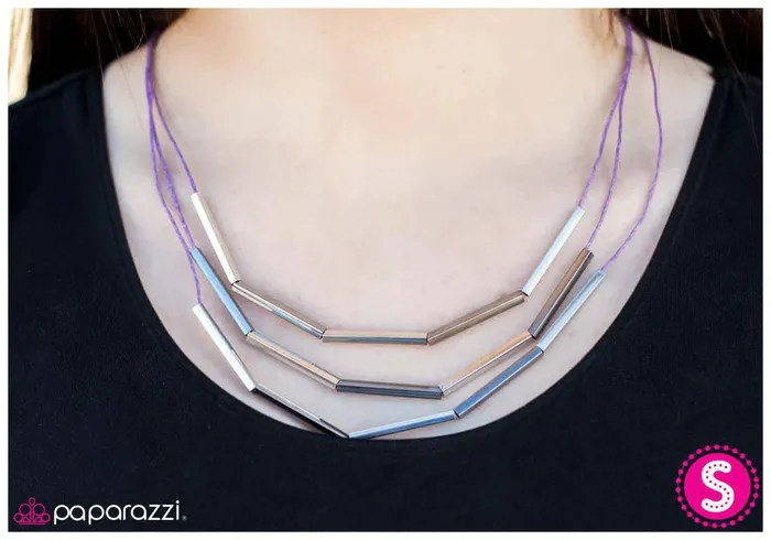 Paparazzi Jewelry Necklaces Paparazzi Necklace The Long and Short Of It Purple