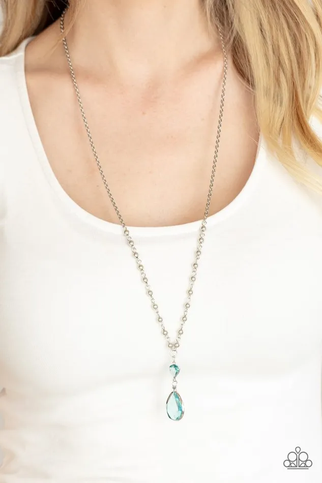 Paparazzi Jewelry Necklaces Paparazzi Necklace Titanic Splendor Blue