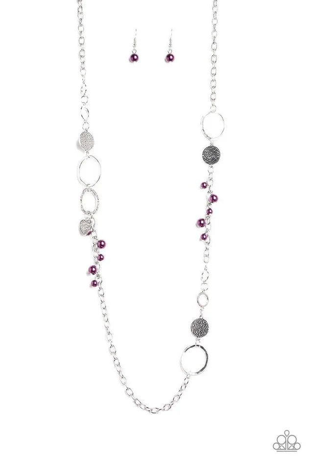 Paparazzi Jewelry Necklaces Paparazzi Necklace Unapologetic Flirt Purple