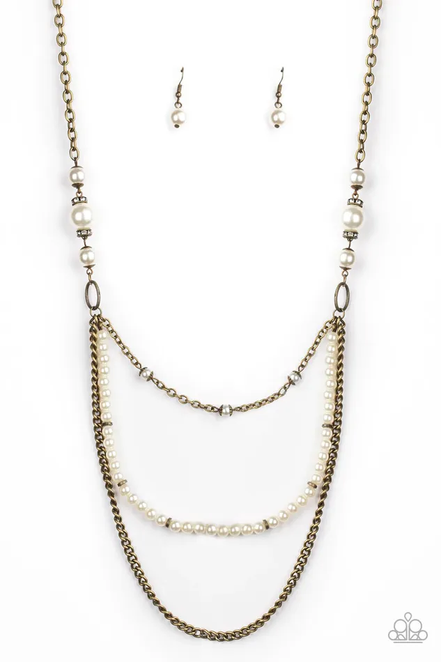 Paparazzi Jewelry Necklaces Paparazzi Necklace Very Vintage Brass
