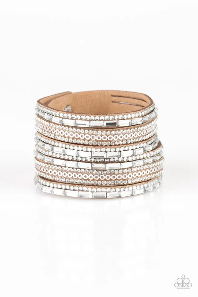 Paparazzi Jewelry Paparazzi Bracelet A WaitandSEQUIN Attitude Brown Bracelets Paparazzi Jewelry Paparazzi Bracelet A WaitandSEQUIN Attitude Brown Bracelets