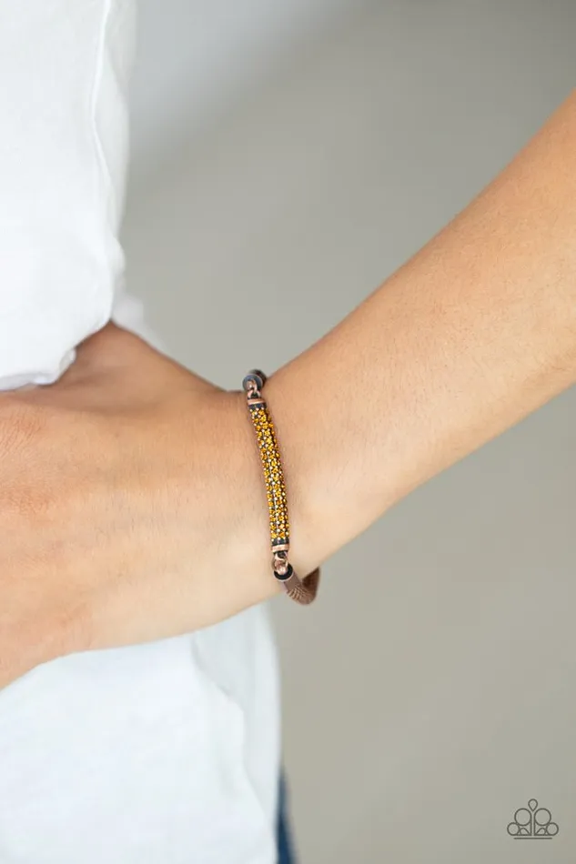 Paparazzi Jewelry Paparazzi Bracelet Fearlessly Unfiltered Copper Bracelets