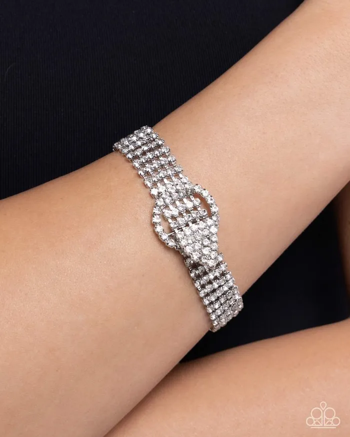 Paparazzi Jewelry Paparazzi Bracelet Musings Magic White Bracelets