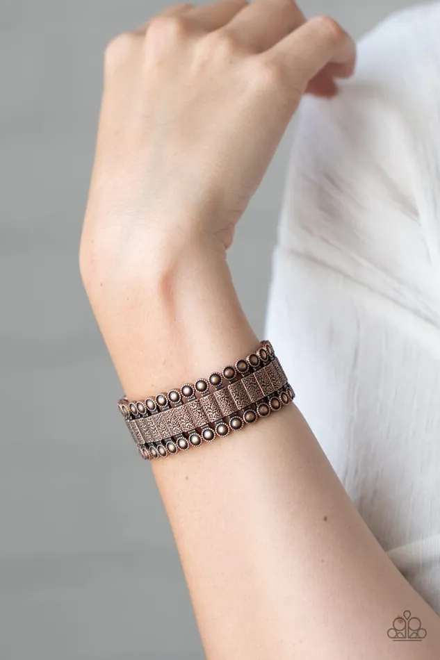 Paparazzi Jewelry Paparazzi Bracelet Rustic Rhythm Copper Bracelets