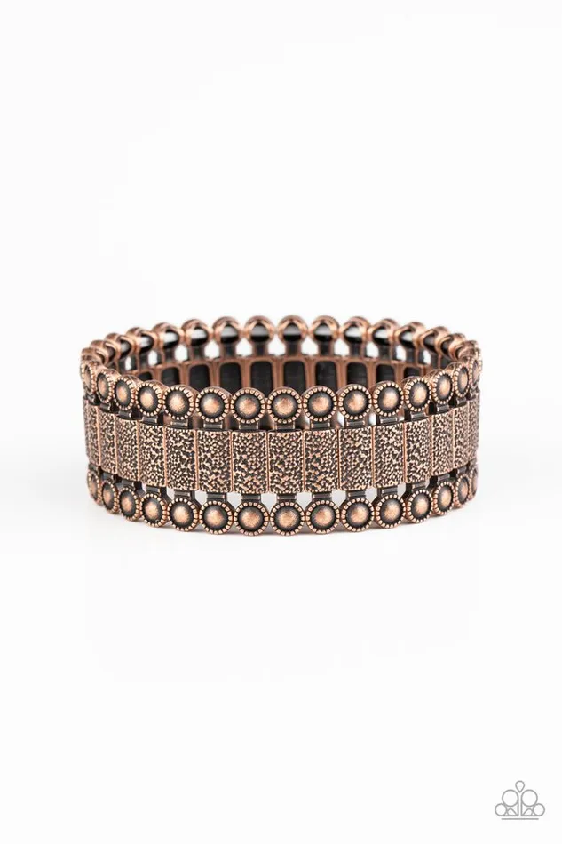 Paparazzi Jewelry Paparazzi Bracelet Rustic Rhythm Copper Bracelets Paparazzi Jewelry Paparazzi Bracelet Rustic Rhythm Copper Bracelets