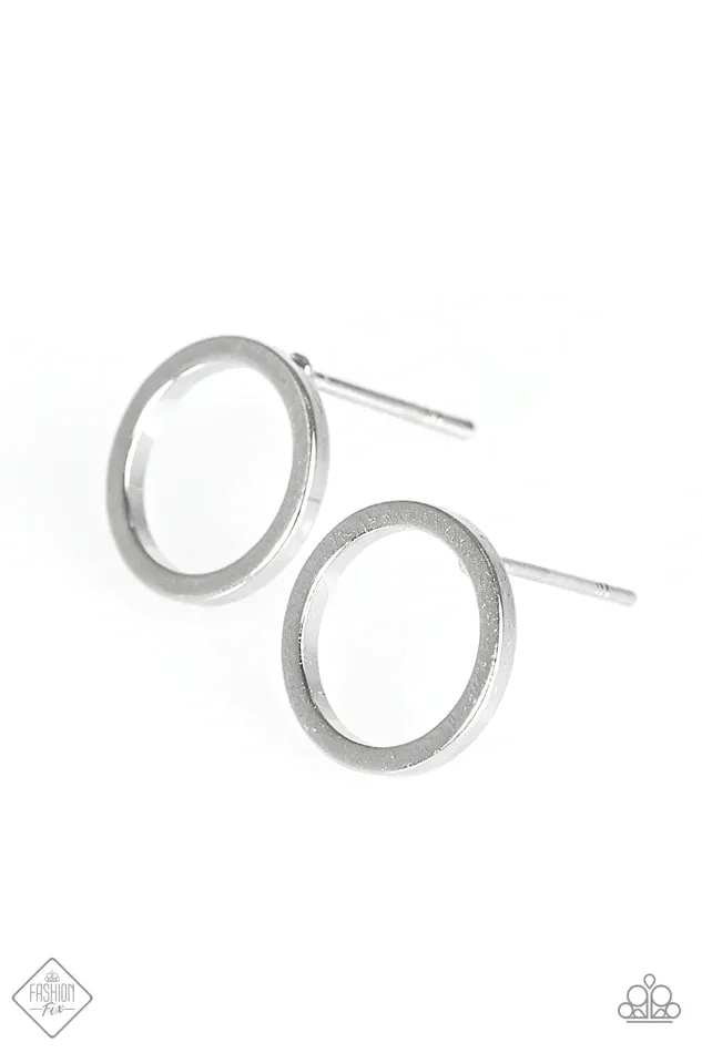 Paparazzi Jewelry Paparazzi Earring Minimal Masterpiece Silver Earrings