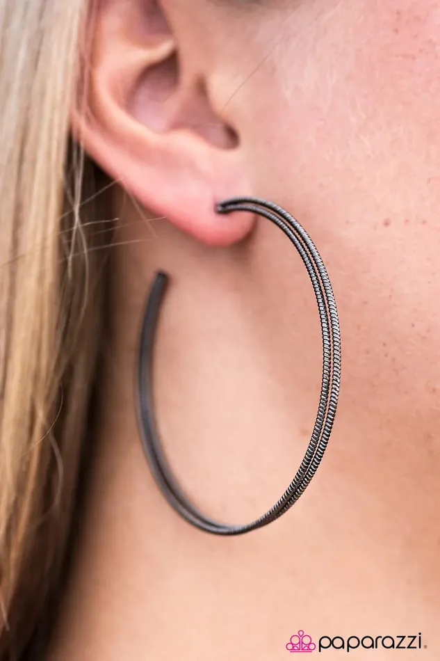 Paparazzi Jewelry Paparazzi Earring The AllStar Black Earrings
