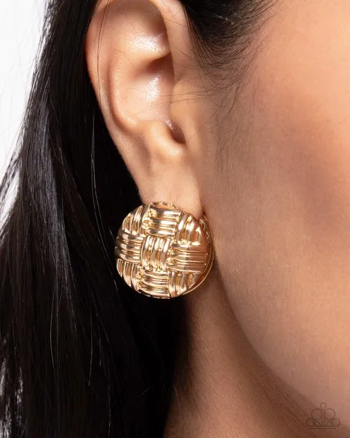Paparazzi Jewelry Paparazzi Earring Woven Wisdom Earrings
