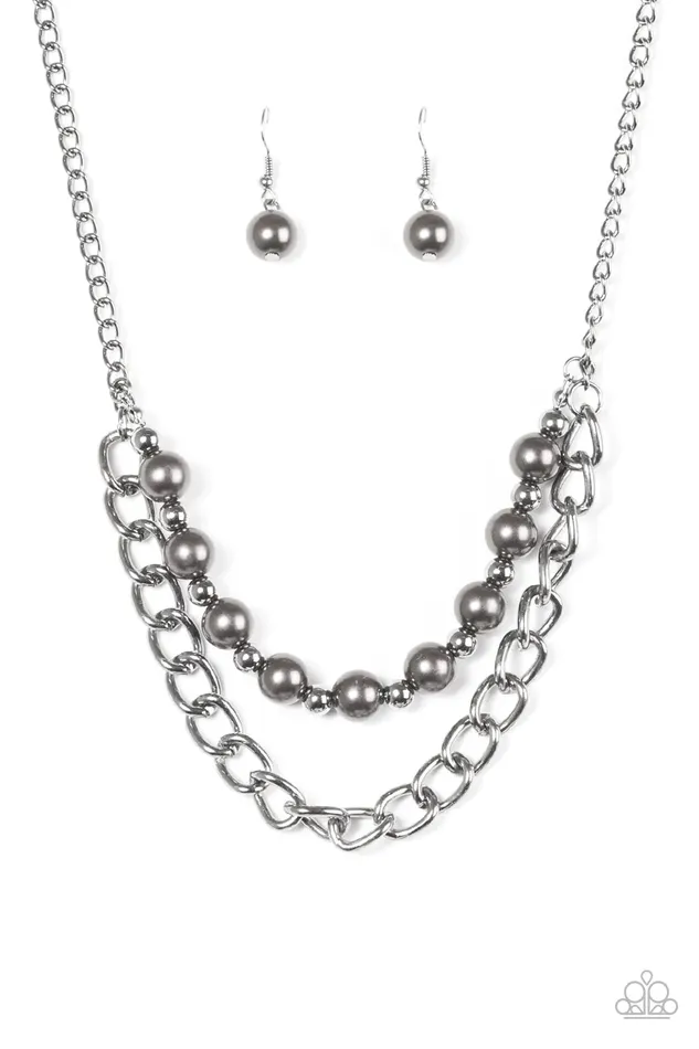 Paparazzi Jewelry Paparazzi Necklace Glam and Grind Black Necklaces