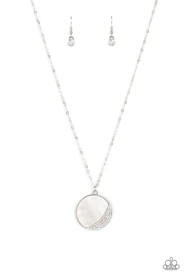 Paparazzi Jewelry Paparazzi Necklace Oceanic Eclipse White Necklaces