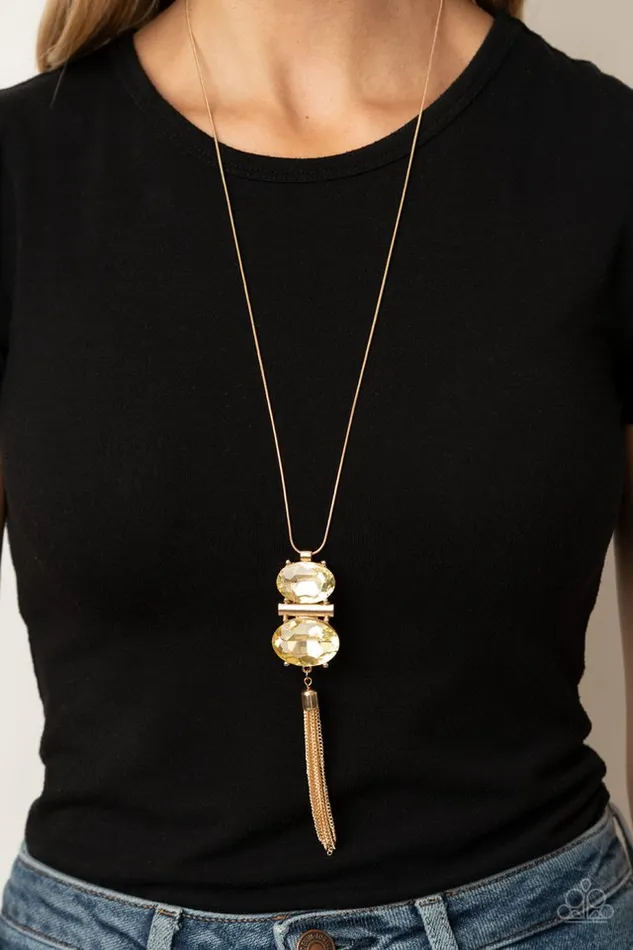 Paparazzi Jewelry Paparazzi Necklace Runway Rival Yellow Necklaces