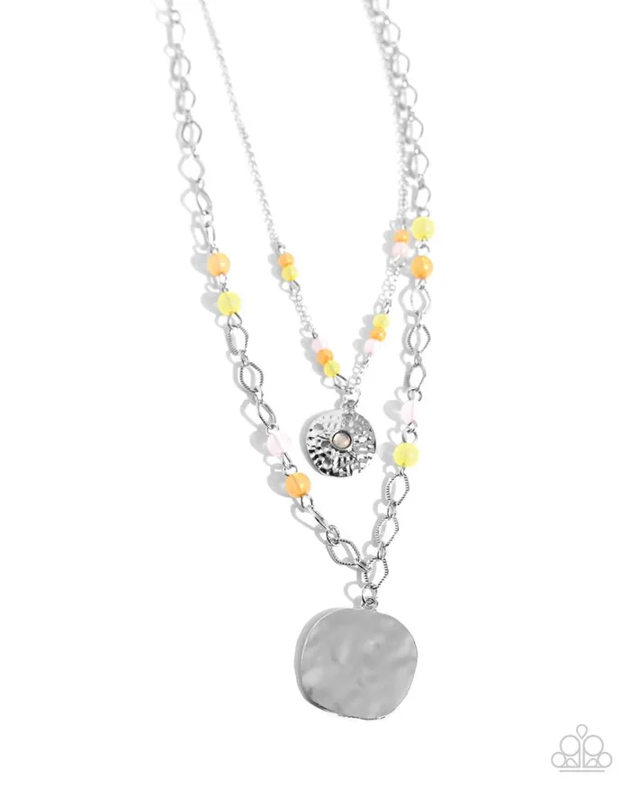 Paparazzi Jewelry Paparazzi Necklace Sand Dollar Season Pink Necklaces Paparazzi Jewelry Paparazzi Necklace Sand Dollar Season Pink Necklaces