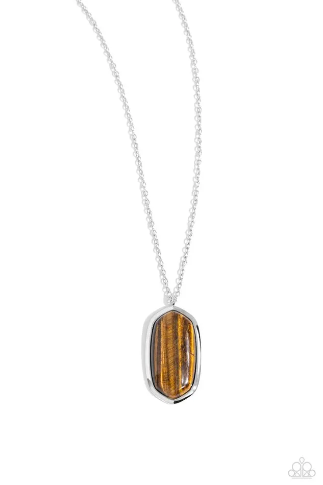 Paparazzi Jewelry Paparazzi Necklace STYLE in the Stone Brown Necklaces Paparazzi Jewelry Paparazzi Necklace STYLE in the Stone Brown Necklaces