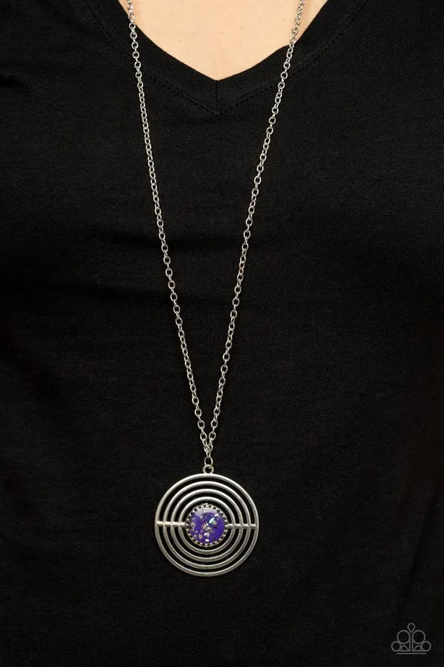 Paparazzi Jewelry Paparazzi Necklace Targeted Tranquility Purple Necklaces