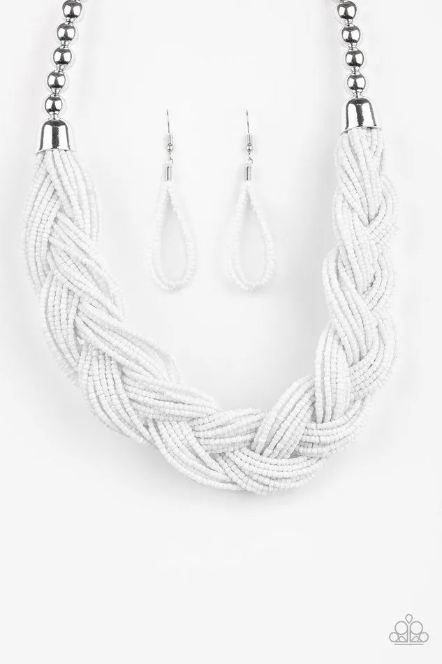 Paparazzi Jewelry Paparazzi Necklace The Great Outback White Necklaces