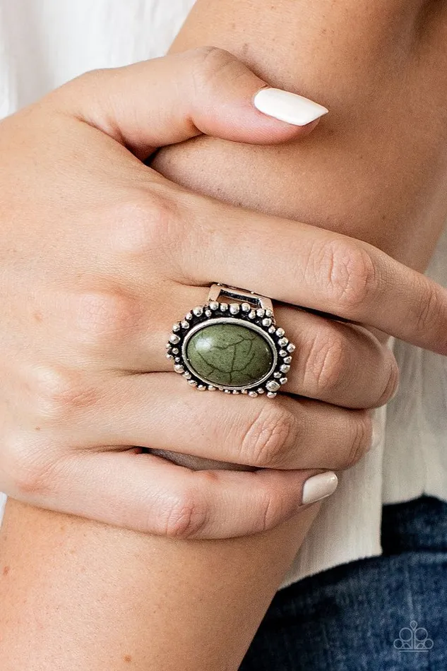 Paparazzi Jewelry Paparazzi Ring Desert Mine Green Rings