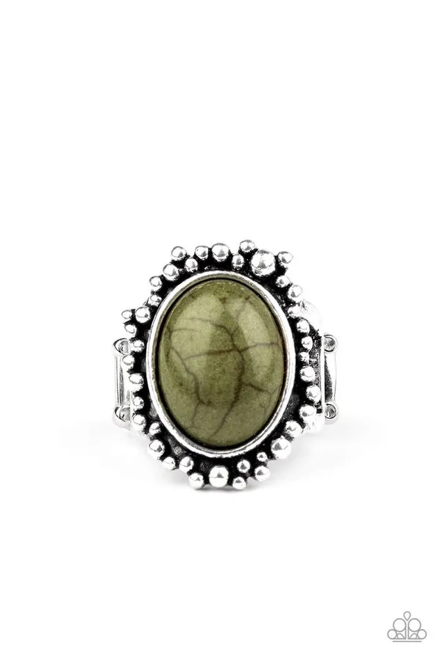 Paparazzi Jewelry Paparazzi Ring Desert Mine Green Rings Paparazzi Jewelry Paparazzi Ring Desert Mine Green Rings
