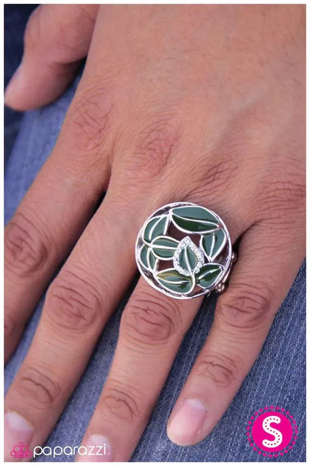 Paparazzi Jewelry Paparazzi Ring Do Not Leaf It to Chance Green Rings