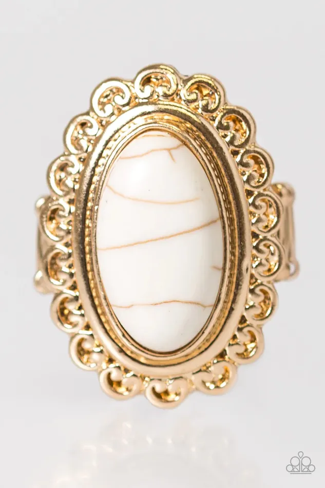 Paparazzi Jewelry Paparazzi Ring Western Wayfarer White Rings