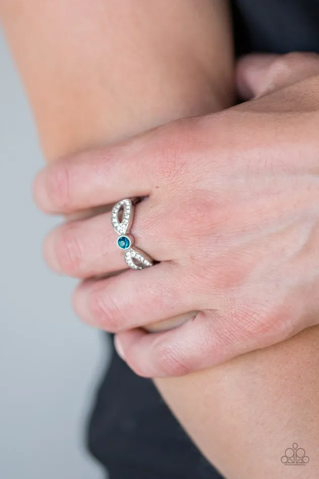 Paparazzi Jewelry Rings Paparazzi Ring Extra Side Of Elegance Blue