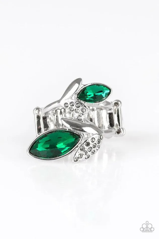 Paparazzi Jewelry Rings Paparazzi Ring Flawless Foliage Green