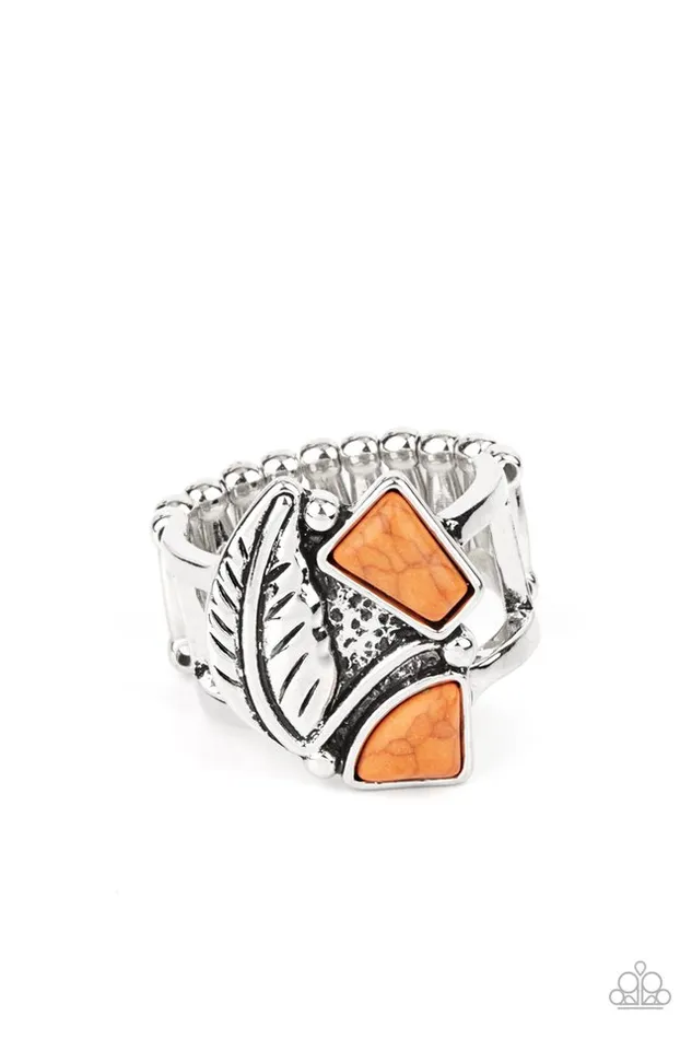Paparazzi Jewelry Rings Paparazzi Ring Make the NEST of It Orange Paparazzi Jewelry Rings Paparazzi Ring Make the NEST of It Orange