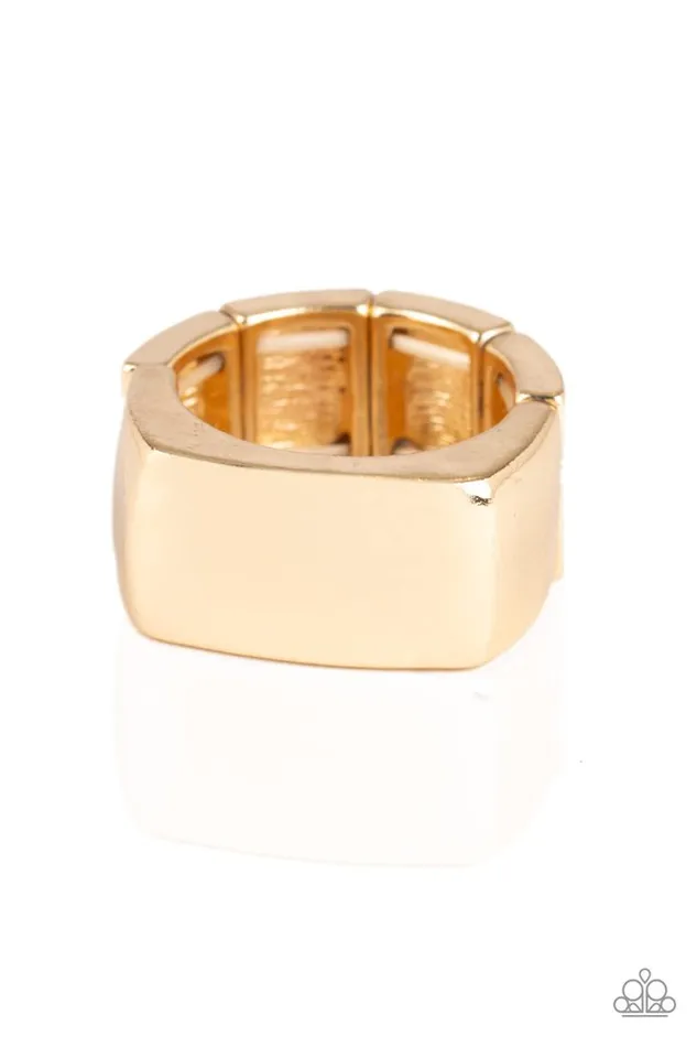 Paparazzi Jewelry Rings Paparazzi Ring Straightforward Gold Paparazzi Jewelry Rings Paparazzi Ring Straightforward Gold