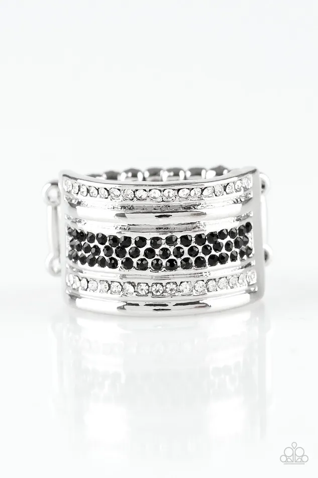 Paparazzi Jewelry Rings Paparazzi Ring Top Dollar Drama Black