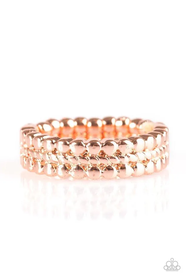 Paparazzi Jewelry Rings Paparazzi Ring Tres Chic Copper